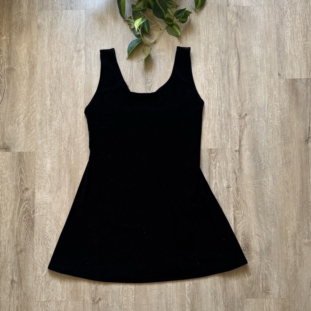 VTG 90’s Black Velvet Mini Dress